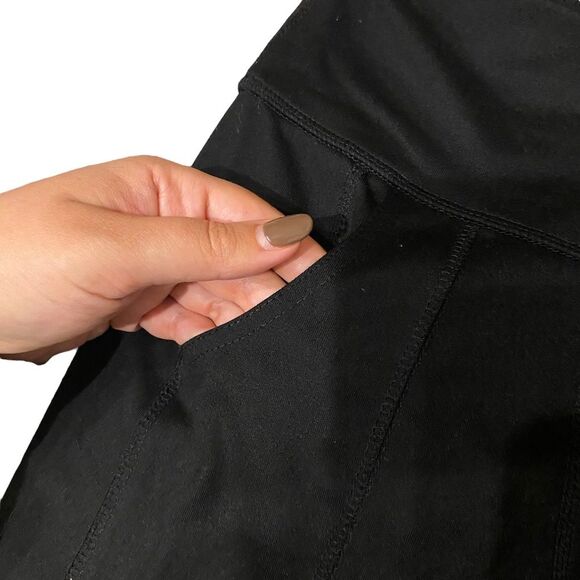 JoFit Womens Size XXS Uplifting Side Pocket Athletic Leggings Black Athletic Gym - Picture 3 of 8